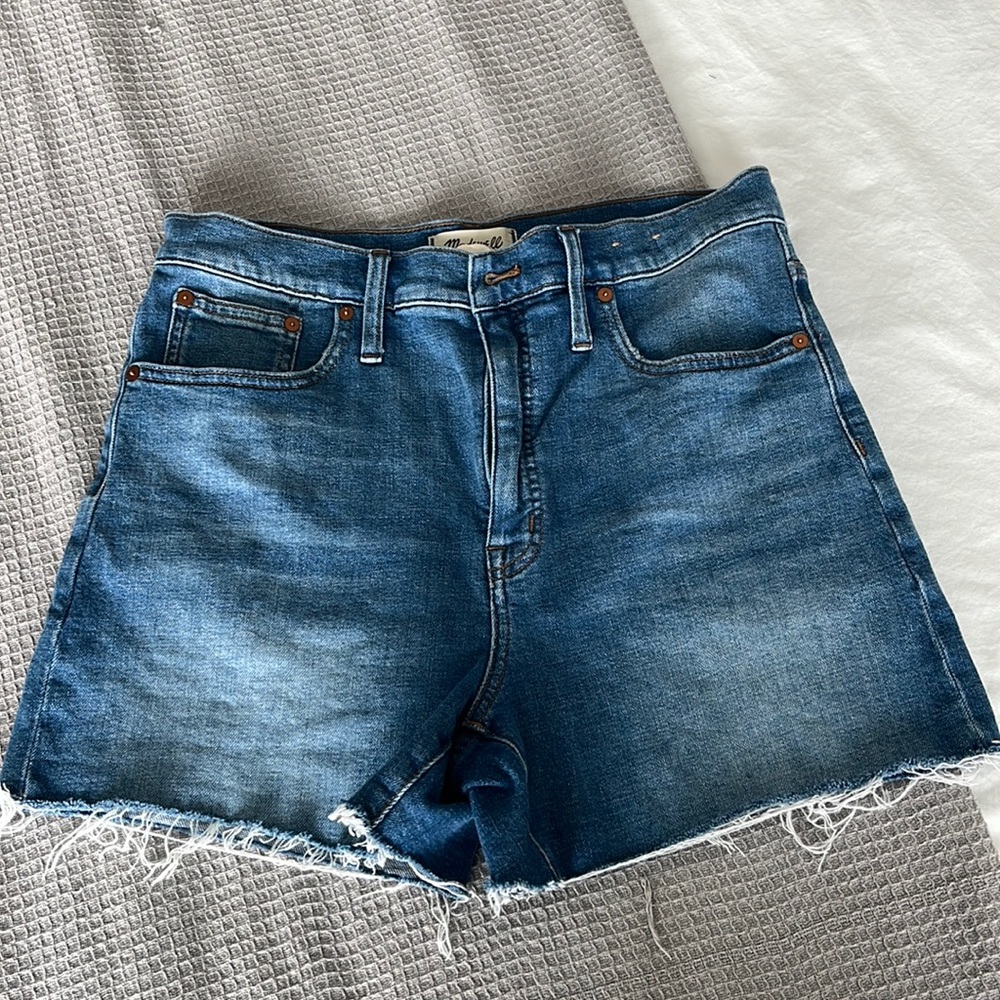 Madewell High Rise Denim Shorts